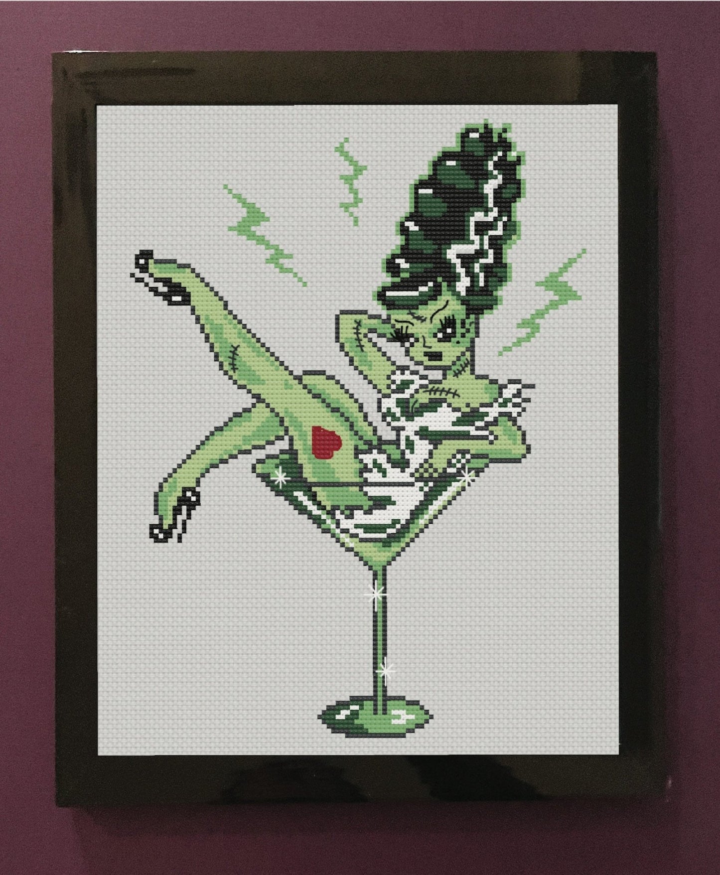 Bride of Frankie by Fluff Counted Cross Stitch Kit - Where Did You Get That!?