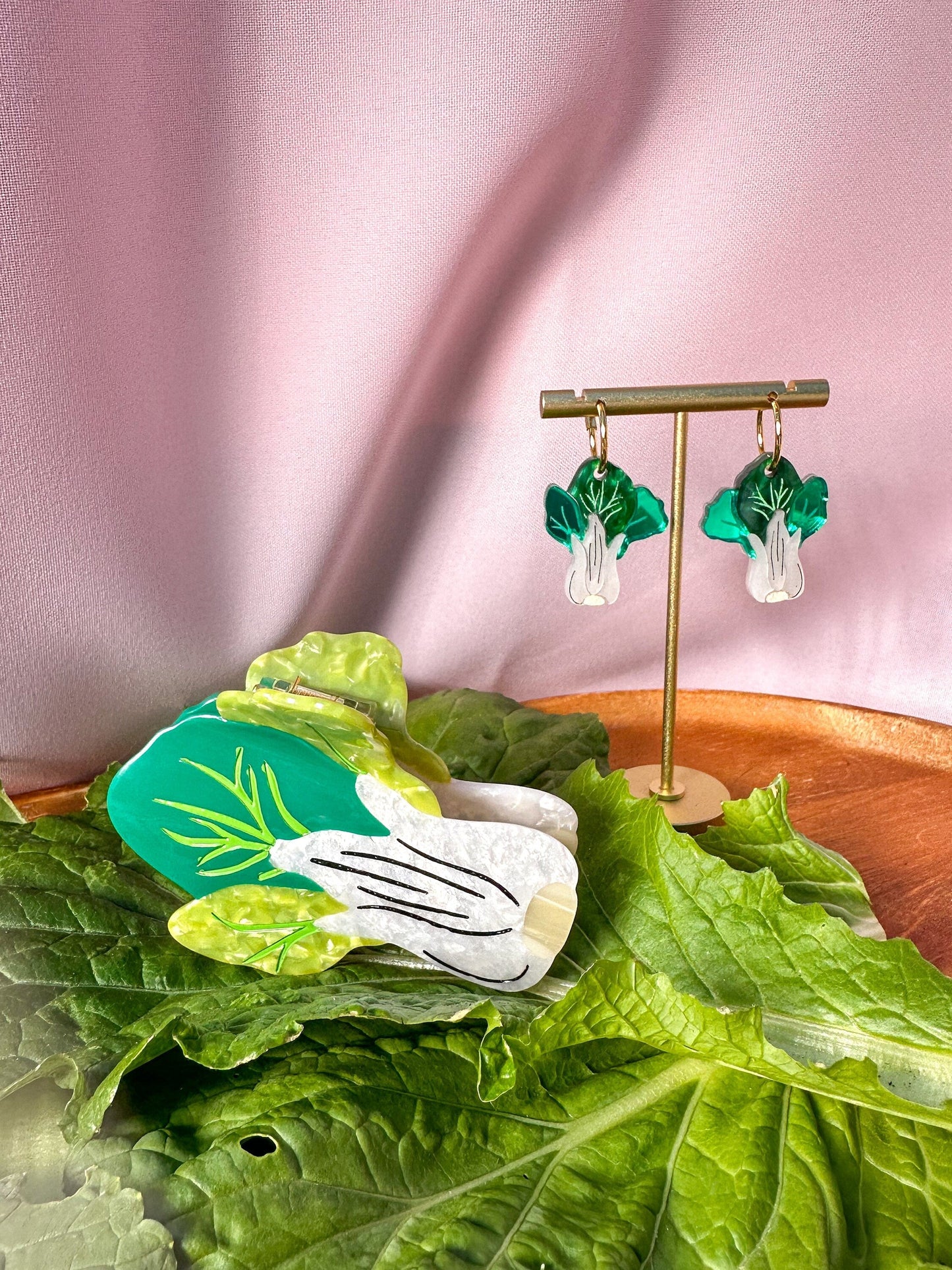 Bok Choy Hair Claw Clip-2