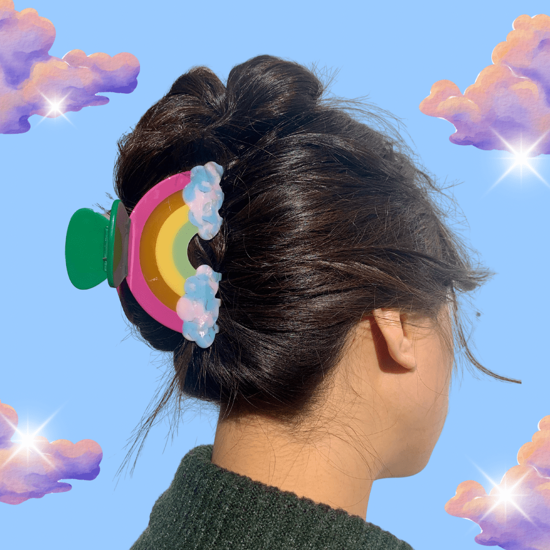 Rainbow Acetate Hair Claw - Where Did You Get That!?