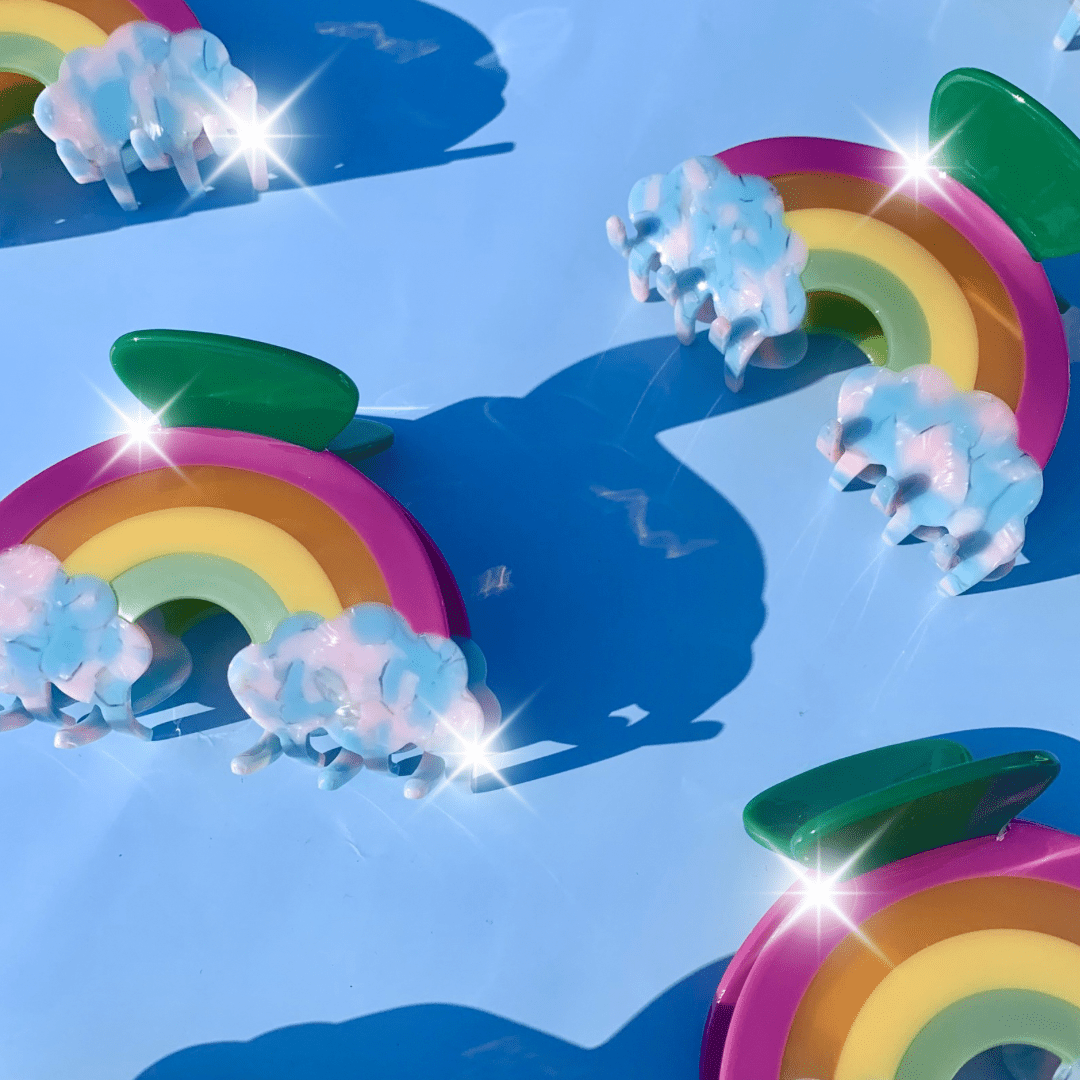 Rainbow Acetate Hair Claw - Where Did You Get That!?