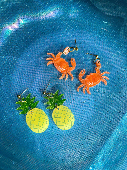 Crabby Earrings