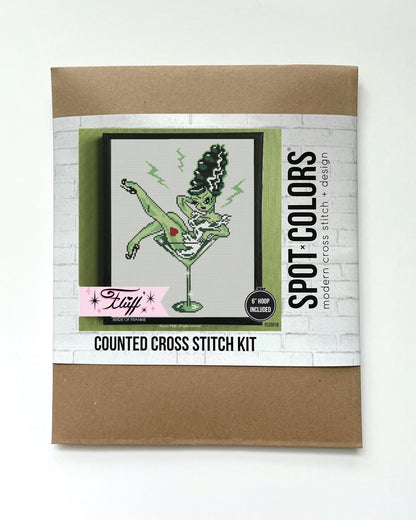 Bride of Frankie by Fluff Counted Cross Stitch Kit - Where Did You Get That!?