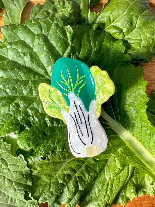 Bok Choy Hair Claw Clip-0