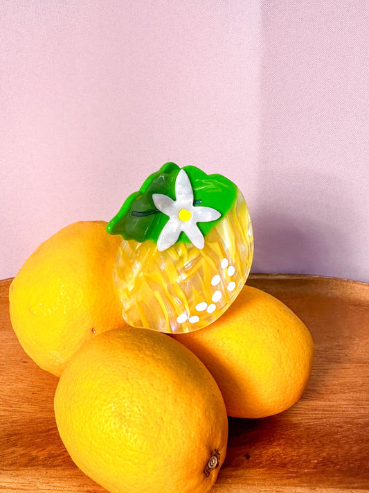 Lemon Hair Claw Clip-0