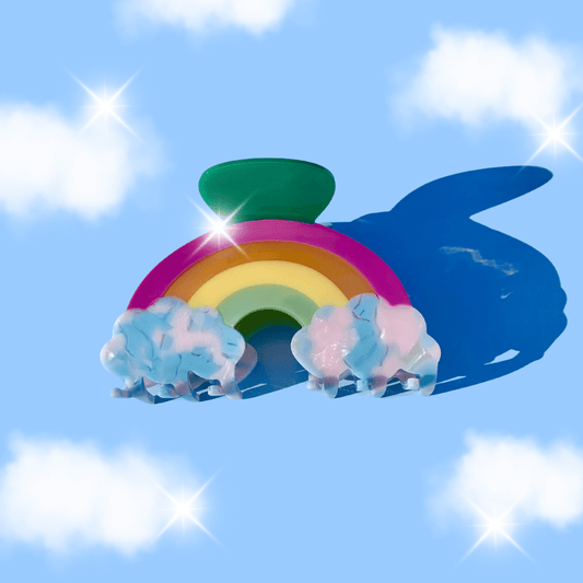 Rainbow Acetate Hair Claw - Where Did You Get That!?