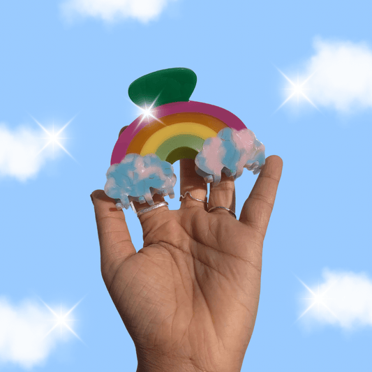 Rainbow Acetate Hair Claw - Where Did You Get That!?