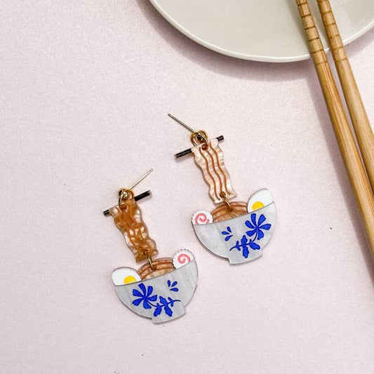 Ramen Acrylic Earrings-0