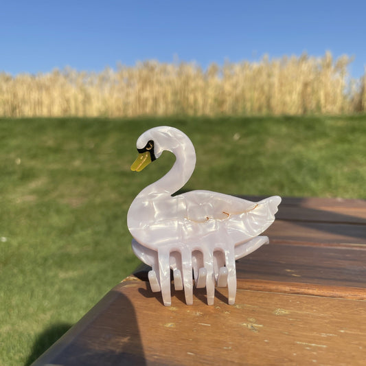 Swan Lake Claw Clip in White - Where Did You Get That!?